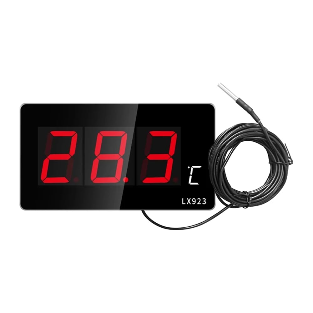 Accueil Électronique pour le Thermomètre à Piscine LED Thermomètre Numérique à Grand Écran Détecteur de Température Sauna Salle Plug Eu Plux