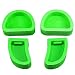 Base Molds, 4pcs/1Set Dental Lab Plaster Model Base Molds