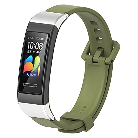 MIJOBS Strap for Huawei Band 4 Pro / Band 3 Pro / Band 3 Silicone Strap Replacement Strap for Huawei Band 3 / 3Pro / 4Pro, Waterproof and Comfortable Strap for Sports and Fitness Cover