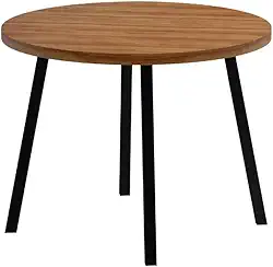 Mesa de Jantar 4 Lug Redonda 99cm Stellar Carraro Nog Pre