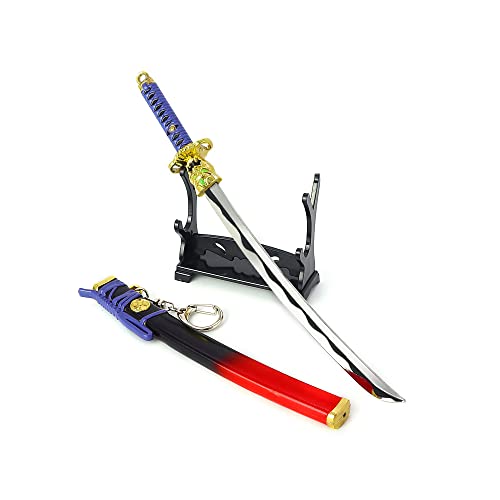 Game Valorant Martial Arts Weapon Models Action Figure Game Collection Desk Room Decoration Backpack Pendant Gift (Valorant Onimaru Kunitsuna Katana Knife) #TOP6