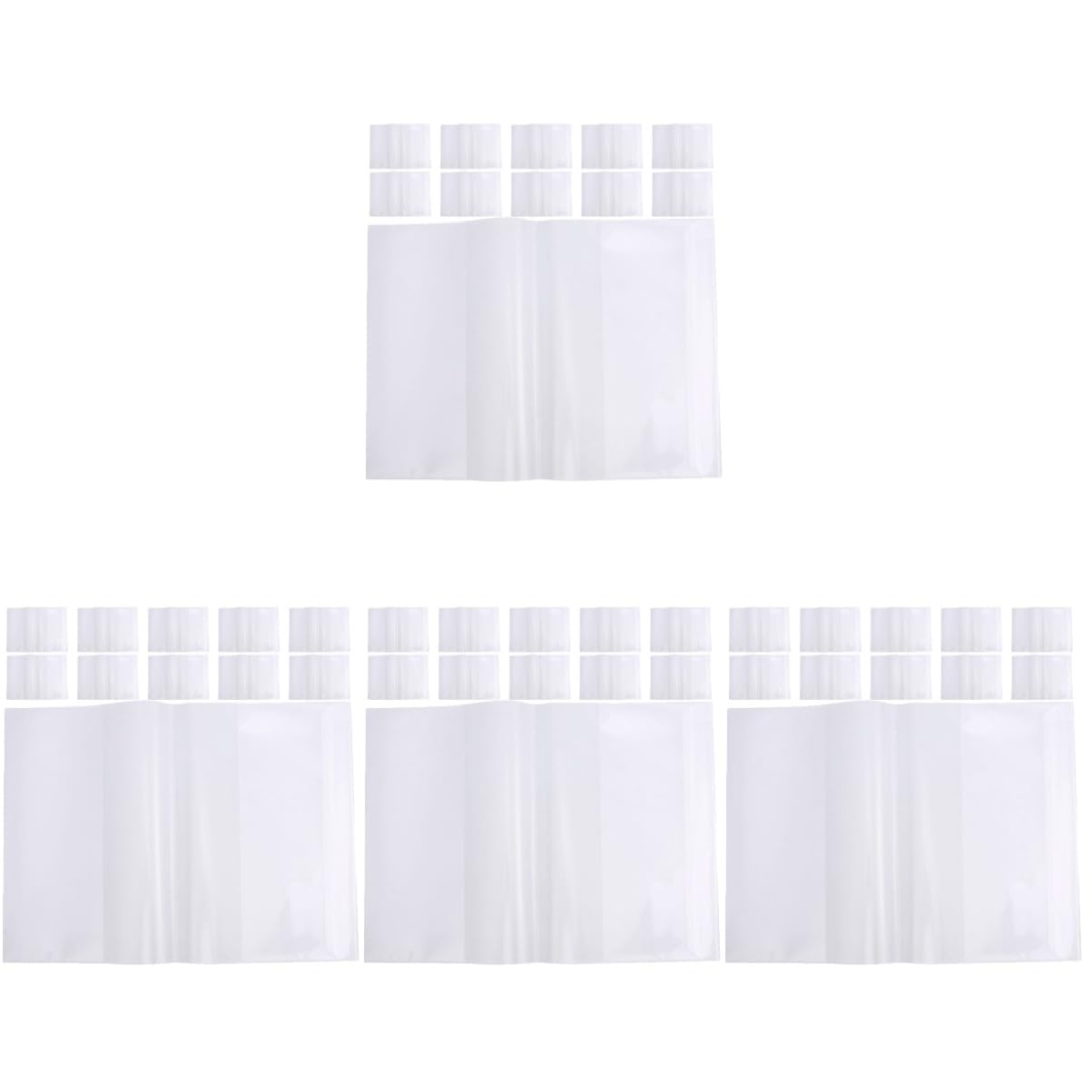 NUOBESTY 4 Set Pellicola Per Libri Impermeabile Carta Trasparente Pellicola Trasparente Per Libri Protettore Della Rivista Protettori D'angolo Del Libro Transparent Pp 20 Pezzi * 4