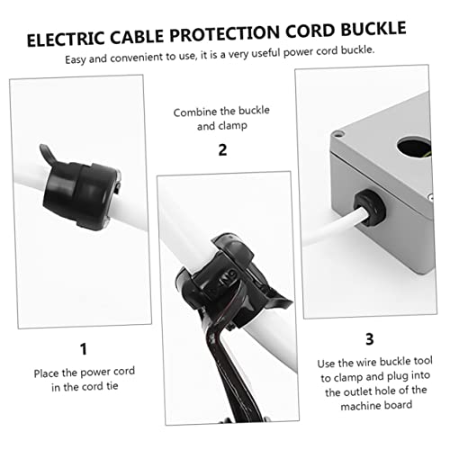 Conector de cable con junta de alivio de tensión SHINEOFI contra tirones eléctricos 8
