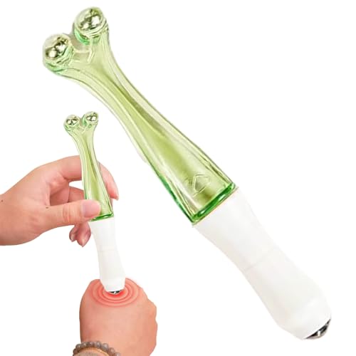 Masajeador de dedos - Mini vibrador de PP con esta innovadora herramienta - Masajeador manual con ruedas de 17,5 cm | Suministros calmantes para la fatiga de las manos para viajes de estudio, trabajo