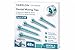 Varelon Olympia Dental Mixing Tips, 6.5mm Impression Material Resin and Adhesive Mixer Nozzles, Teal, Pack of 48