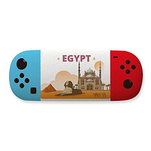 Boîte à lunettes pyramide sphinx egypte en finition sculptée haut de gamme