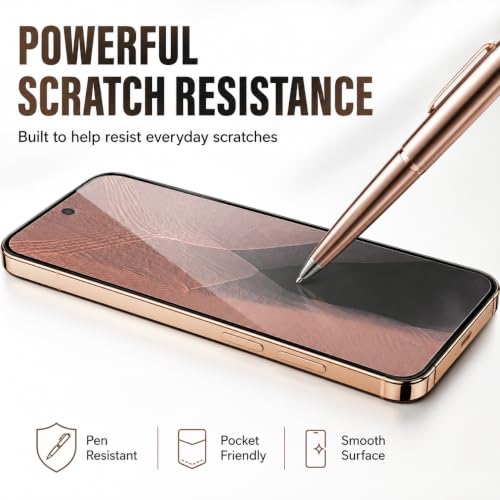 Image of ArmourPro Tempered Glass for Google Pixel 11 Pro XL - 9H Screen Protector with Black Border, Anti Scratch, Edge-to-Edge Coverage, HD Clarity, Smooth Touch, Case Friendly | Black