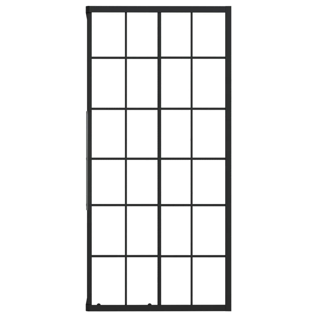 Kabina prysznicowa z profilem aluminiowym, 90 x 70 x 180 cm | Szkło bezpieczne ESG, ściana boczna z przezroczystego szkła, łatwy montaż, w komplecie z materiałem montażowym
