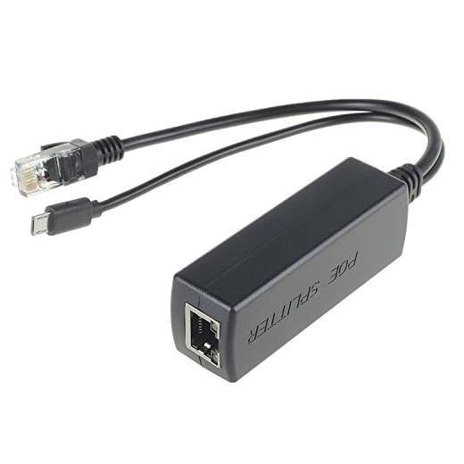 DSLRKIT - Splitter Ethernet attivoPoE 5 V Micro USB per Raspberry Pi B/B+/2/3