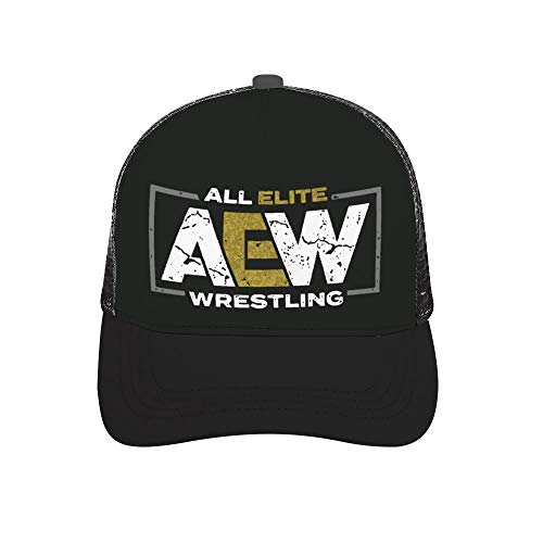 [四月の花] AEW All Elite Wrestling メンズ レディース ベースボールキャップ メッシュキャップ 帽子 人気 カジュアル サイズ調整でき 春夏秋冬 紫外線遮断 キャップ ベースボール ゴルフ スポーツのサムネイル