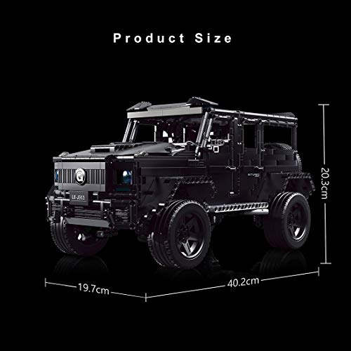 YaYashow Technik Bausteine Offroader, Geländewagen Jeep Modell, 2687 Pcs Klemmbausteine Bausatz Kompatibel mit Lego… – Bild 7