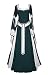 Womens Medieval Dress Renaissance Costumes Irish Over Long Dress Cosplay Retro Gown