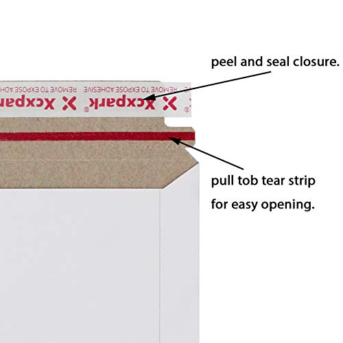 Xxcxpark-20-Pack-Rigid-Mailers-95x75-inches-Self-Seal-Photo-Document-Mailers-Premium-Cardboard-Keep-Flat-Envelopes-for-Photos-Pictures-Papers-Files-CD