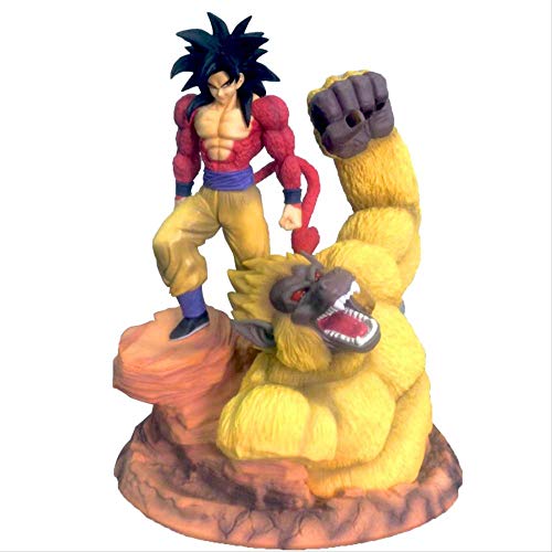 Dragon Ball Z Super Saiyan 4 Son Goku Gold Great Apes Scene...