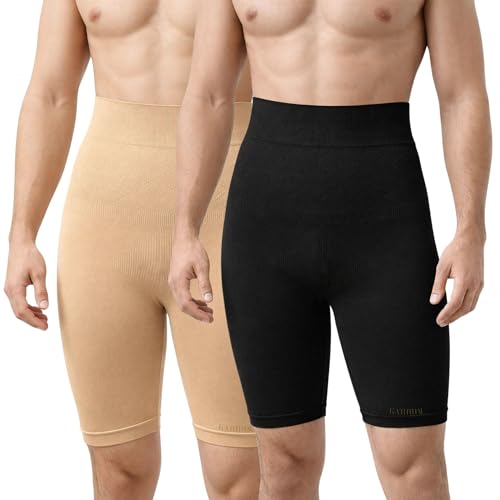 Image of Kaththai Men Supporter Shapewear | Waist & Tummy Tucker Compression Body Shaper Shorts for Men | High Waist Slimming Supporter Innerwear | Breathable Shapewear