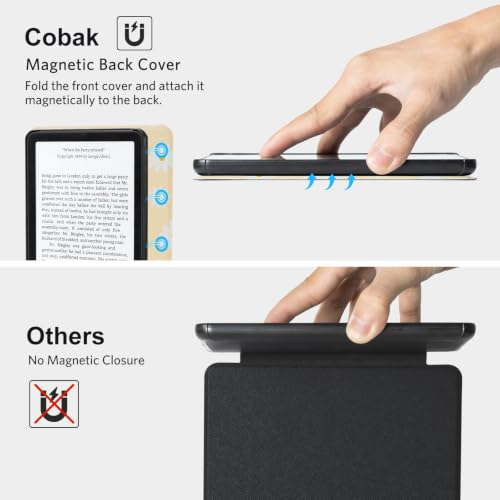 Image of CoBak Magnetic Case for 7 inch Kindle Paperwhite 12th Gen 2024 and Kindle Colorsoft - Compatible with iPhone MagSafe, for Samsung /Belkin /Anker Wireless Charging Pads, Lightweight, Auto Sleep Wake