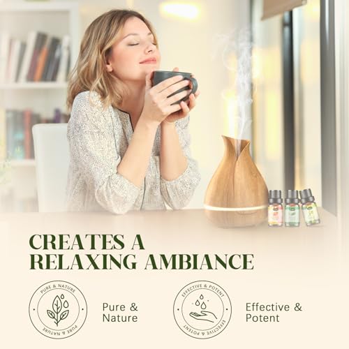Essential Oils Set, Aromatherapy Essential Oil Kit for Diffuser, Humidifier, Massage, Skin Care (32 x 5ml) - Eucalyptus, Lavender, Tea Tree, Peppermint, Lemongrass, Frankincense, Cinnamon, Sandalwood - Image 5