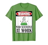Funny Mad Scientist Science Teacher Halloween Costume Kids T-Shirt