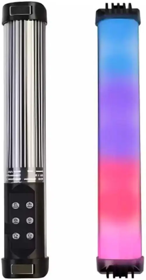 Bastão Barra de LED RGB Portátil Vídeo Foto Tubo de Luz Cor Ajustável 2.700K-7.500 30cm Cores Colorido 118RGB Light Fotografia Estúdio Criativo