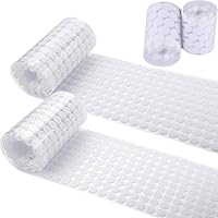 Velcro Dots Self Adhesive,200pcs Sticky Dots Double Sided,Velcro Dots Self Adhesive for Home School Office,White(10mm&20mm)