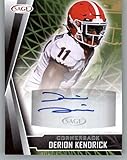 2022 Sage High Series Autographs Black #A-DK Derion Kendrick RC Rookie AUTO Georgia Football Trading Card