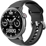 R5G Plus Smartwatch with GPS, Bluetooth Calling, Waterproof Design, Custom Faces, 110+ Sports Modes, Daily Health Tracking, Sleep Insights, Compass, Barometer and Smart Fitness Features (BLACK)