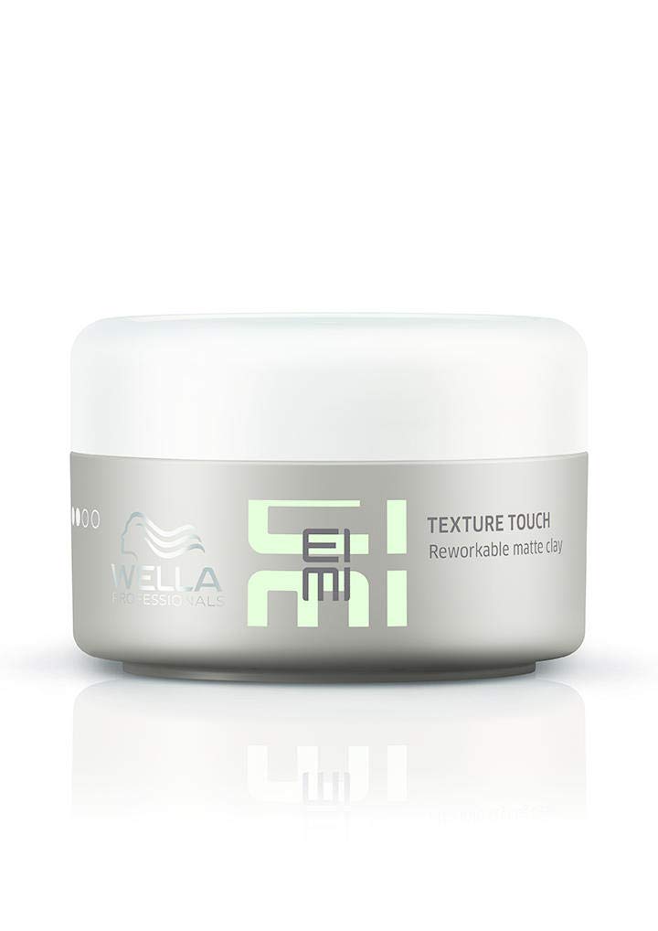 Wella EIMI Texture Touch, Haarwachs Matt Modellierkitt mit Mineralien und Bienenwachs für Halt und Flexibilität. Pomade / Haarwachs für alle Stile & Haartypen. Haargel Männer & Haargel Frauen, 75ml