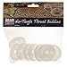 The Beadsmith No-Tangle Thread Bobbins, String Organizer, Ideal for Kumihimo or Cord Management (1 7/8 Inches, Set of 8)