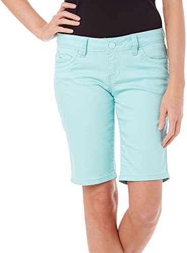 YMI Women's Wannabettabutt Twill Bermuda