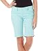 YMI Women's Wannabettabutt Twill Bermuda