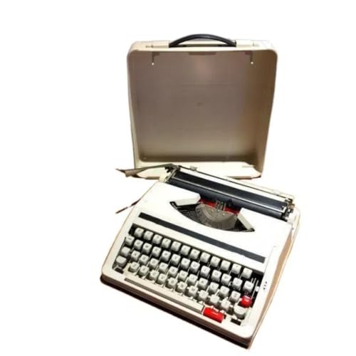 レトロタイパー キーボード 手動タイプライター ワイヤレス 伝統的 レトロ 封筒 手紙 書き物 小説 メモ 取り ホワイト