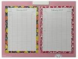 2026 A3 Monthly Family Planner 5 Columns Month to View Organiser - Fruits - Image 8