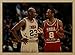 Aishangjia Michael Jordan & Kobe Retro Poster Wandaufkleber Küche Vintage Für Wohnzimmer Dekoration Cafe Bar Malerei 50x70 cm (19.68x27.55 in) N-1412