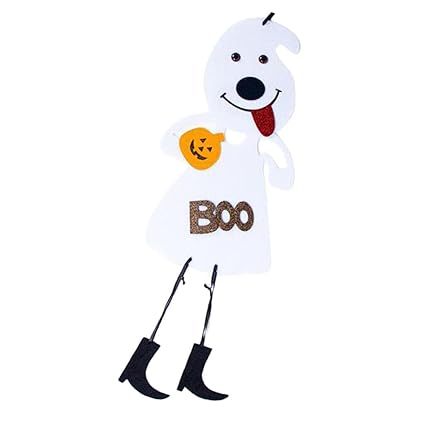 THE STYLE SUTRA Halloween Hanging Tag Props for Home Door Shopping Malls Bar 25x74CM White
