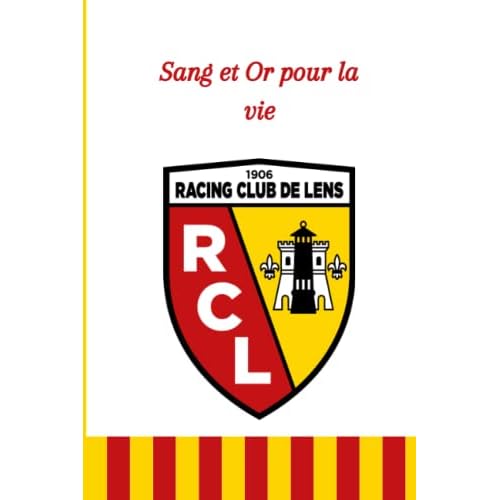 Carnet de Notes pour Fan du Racing Club de Lens
