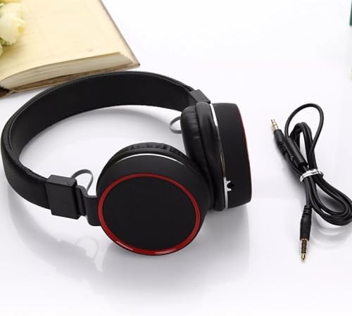 PDAteknoloji Mikrofonlu Kulaküstü Kablolu Stereo Kulaklık - Siyah - TV-10 (KABLOLUDUR), Mükemmel Ses Kalitesi. AAA kalite Kablolu kulaklık - Görsel 1