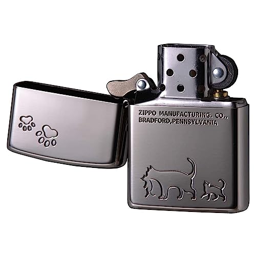 Encendedor Zippo Serie Gato Latón Windproof miniatura 3