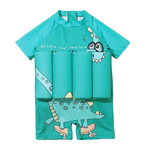 HIHCBF Baby Boys Flotation Swimsuit with Adjustable Buoyancy Toddler Kids Swim Training Aid Jacket Vest Suit Float Suit Lake Blue 18-24M