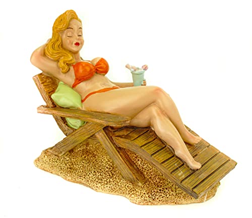 Udo Schmidt GmbH & Co. KG Hucha urlauberin sobre tumbona, 14 cm, hucha, vacaciones de verano Cover