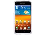 Samsung Epic Touch 4G 4-G D710 D-710 / Galaxy S2 S-2 White Rubber Feel Snap-On Hard Protective Cover Case Cell Phone (for sprint phone only)