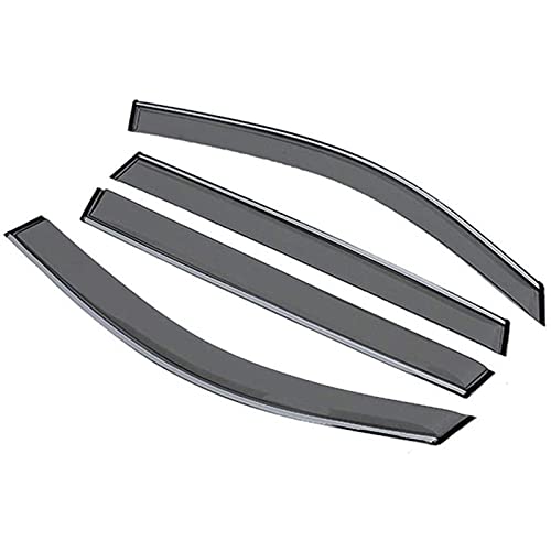 Déflecteurs Déflecteurs pour Nissan pour Micra K13 W02A 2010~2022 St Hayon Voiture Fenêtre Visière Couverture Gardes Antipluie déflecteurs d'air et de Pluie Avant