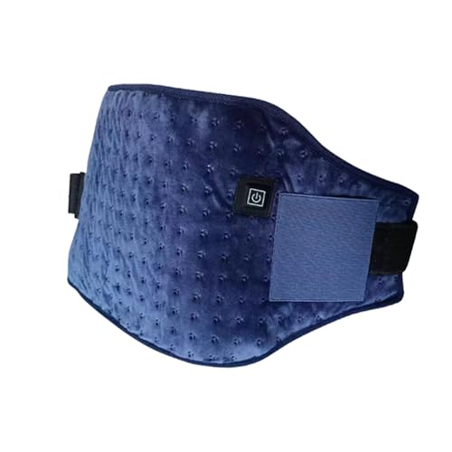 Coussin chauffant sans fil pour la détente au bureau ou à la maison en bleu marine