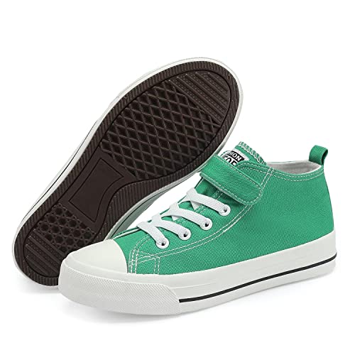 Dswed Boys Girls Green Sneakers Kids Breathable Lightweight Casual Canvas Shoes Boys Running Sport Shoes Girls Mesh Tennis Walking Shoes Toddler Size 11 #TOP5