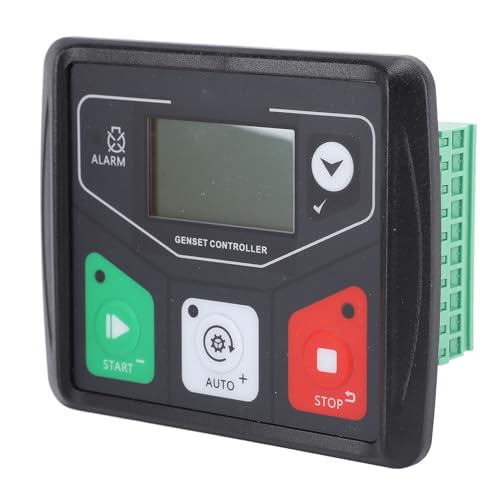 AMONIDA Panel de Control del Generador DC30D, Panel de Apagado de Inicio Automático, Dispositivo de Monitoreo en Tiempo Real con Alarma de Falla y Grabación de Datos, Ideal para Hospitales, Centros