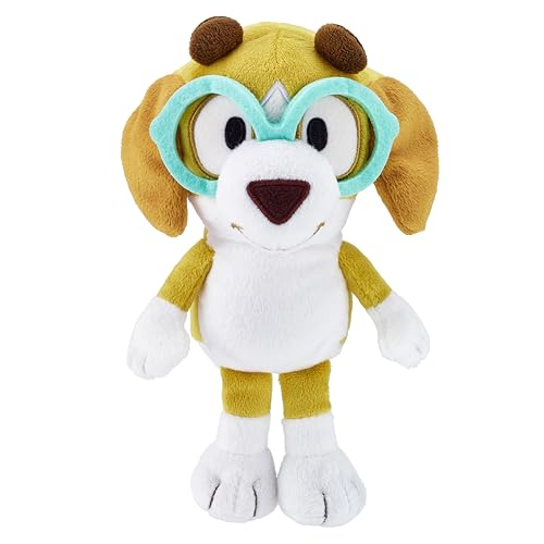 Image of Bluey and Friends Stuffed Plush Toy Choose from Muffin, Princess Muffin, Winton, Honey, Mackenzie, Snickers, or Coco Official Soft Toy Figure for Kids Ages 3+ (Honey)