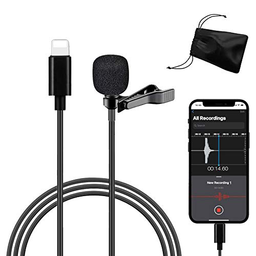 Professional Lavalier Lapel Microphone for iPhone