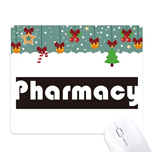 Alfombrilla de ratón negra Course and Major Pharmacy para escritorio