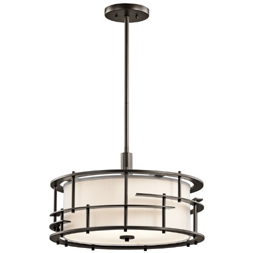 Kichler 43373OZ Four Light Pendant/Semi Flush Mount