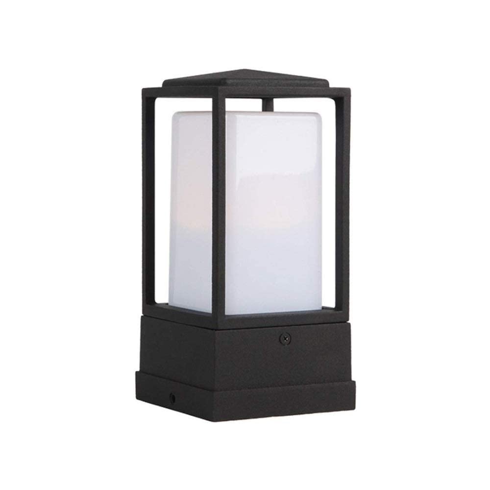Faro de columna moderno con protección IP44, el toque distinguido para vallas y exteriores
