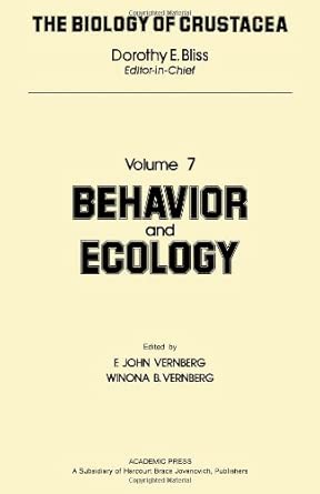 Behaviour and Ecology (v. 7)-Wow! eBook